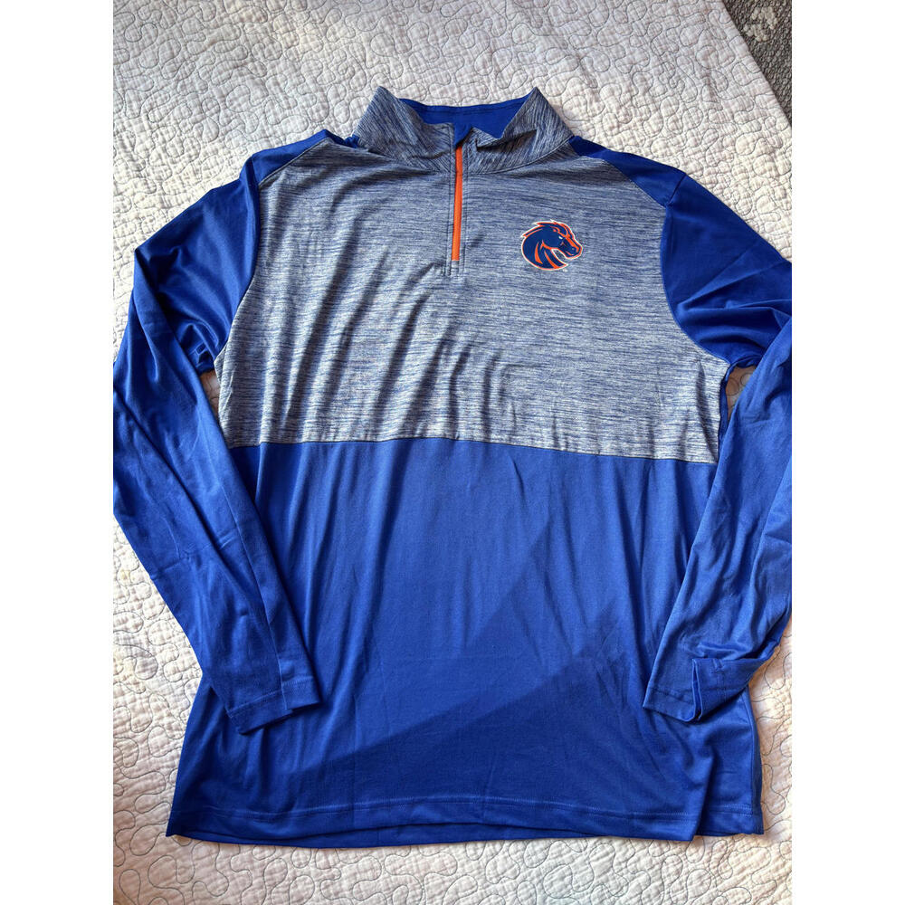 Denver Broncos Men's Long Sleeve Activewear Quarter Zip Size XL‎ #711 NWOT
